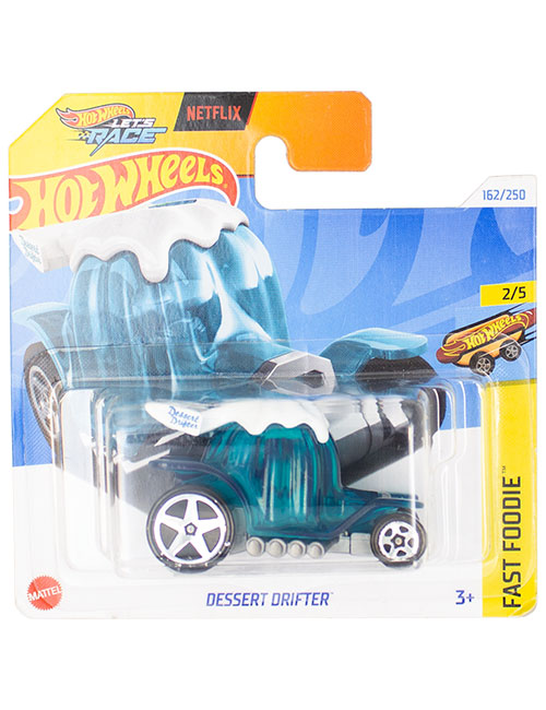 ماشین دکوری مدل Dessert Drifter Blue برند Hot Wheels