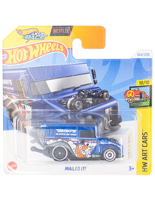 ماشین دکوری مدل Mailed It Blue برند Hot Wheels