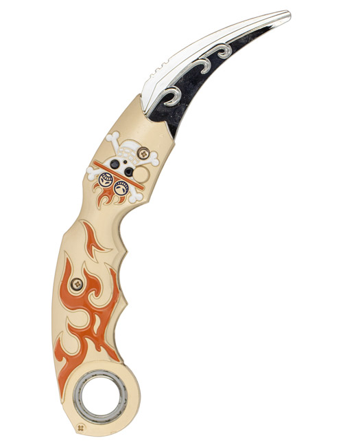 چاقوی کارامبیت دکوری مدل آتش طلایی