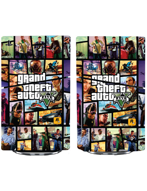 اسکین پی اس 5 اسلیم برند گیم‌آور طرح GTA کد D