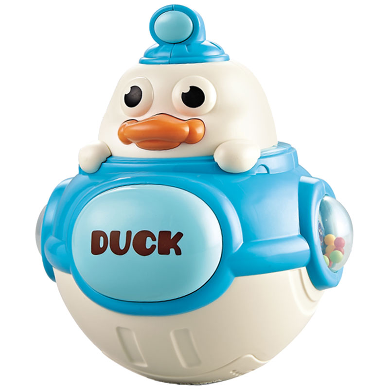 اسباببازی رولی پولی اردک موزیکال سفید آبی