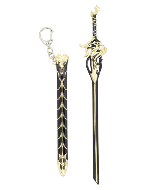 شمشیر دکوری راه طلایی با غلاف