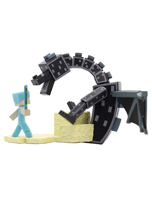 اکشن فیگور دیوراما ماینکرافت مبارزه با اندر دراگون