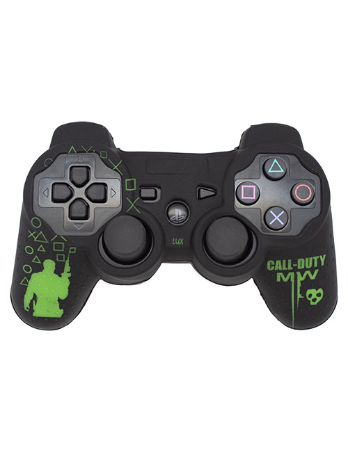 روکش محافظ دسته PS3 لیزری مشکی سبز طرح کال اف دیوتی کد A