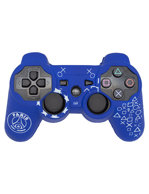 روکش محافظ دسته PS3 لیزری آبی سفید طرح پاری سن ژرمن