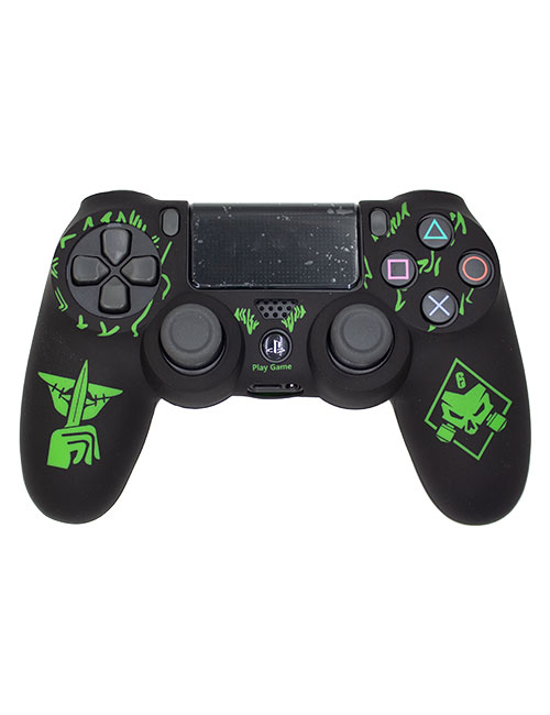 روکش محافظ دسته PS4 لیزری مشکی سبز طرح تام کلنسی