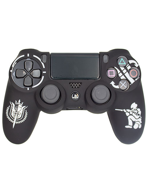روکش محافظ دسته PS4 لیزری مشکی سفید طرح مک وی ساگ کد b
